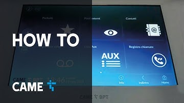 CAME BPT XTS 7 IP WIFI (parte 3): configurazione credenziali SIP ed associazione app VideoEntry