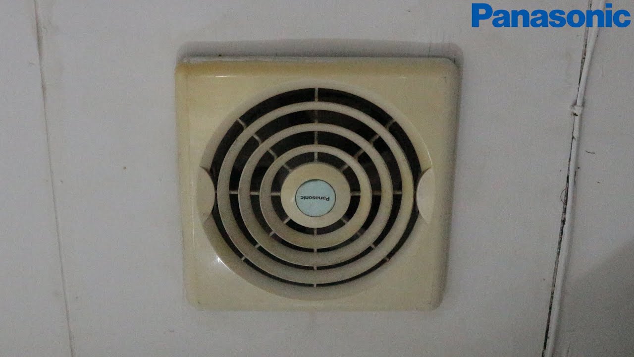 8" Panasonic Ceiling Exhaust Fan - YouTube