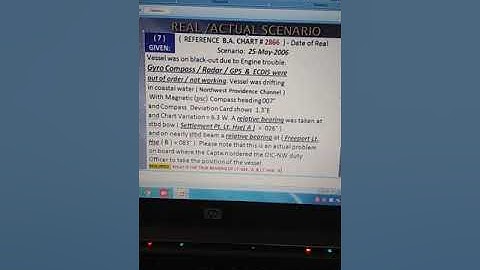No. 10  Ship blackout - GYRO COMPASS, RADAR GPS, ECDIS, all not operational - ( please note that not