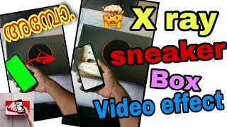 Magic X Ray phone trick/X-ray Sneaker π Box π video editing /Instagram trending video tutorial #new