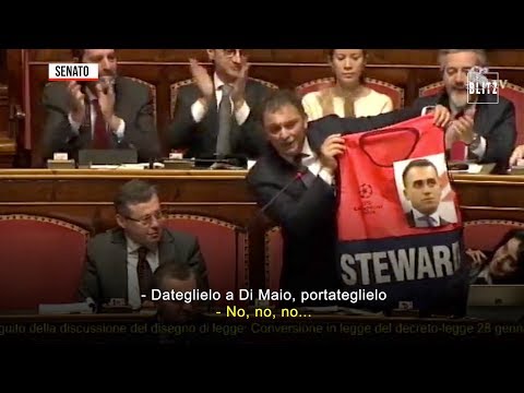 Senatore di Forza Italia contro Di Maio: "Ecco il suo gilet, torni a fare lo steward"