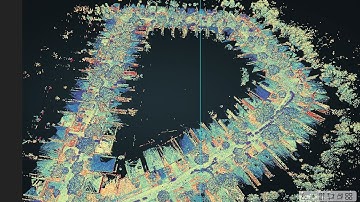 Residential Street Mobile Mapping Lidar Scan