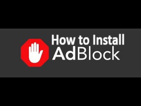 How to install Adblock to Google Chrome - YouTube