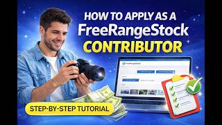 Start Earning with FreeRangeStock – Contributor Sign Up Guide (Beginner)