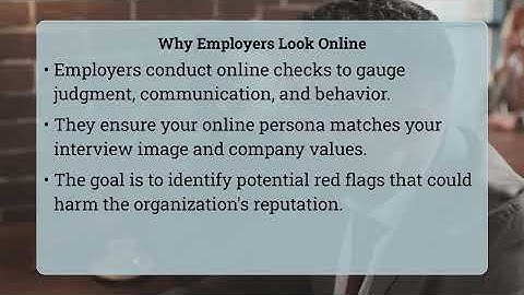 Do Hiring Managers Check My Online Presence?