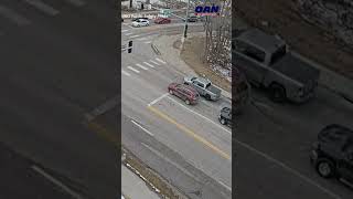 Cars fall into sinkhole
