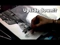 Art Challenge: Realistic Drawing UPSIDE DOWN!!