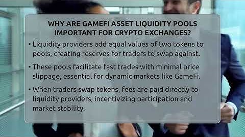 Why Are GameFi Asset Liquidity Pools Important For Crypto Exchanges? - All About Crypto Exchanges