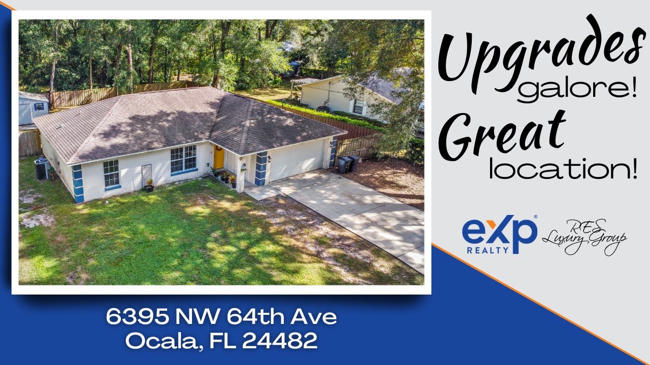 Updated home with fenced yard for sale in Ocala, FL! YouTube