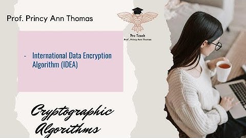 International Data Encryption Algorithm (IDEA)