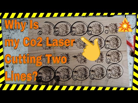 Co2 Laser engraver Double line troubleshooting