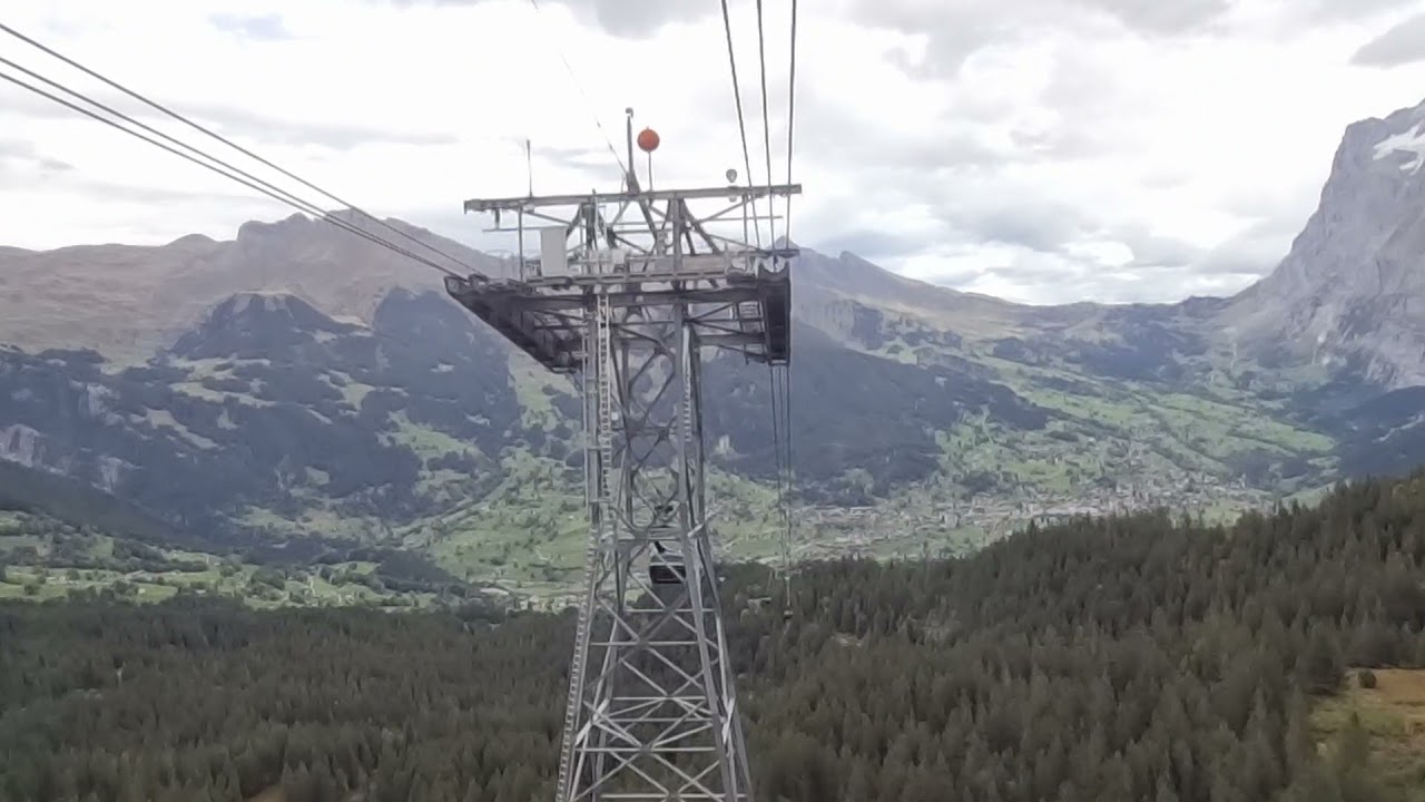 Jungfraujoch full cable car descent to Grindelwald Switzerland 03102021 Top of Europe 3572