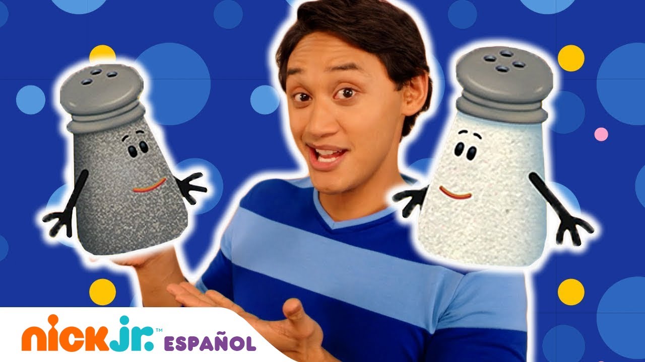 ¡Pistas de Blue y tú! | El Sr. Sal y la Sra. Pimienta enseñan | Nick Jr. en Español