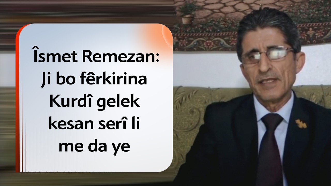 Îsmet Remezan: Ji bo fêrkirina Kurdî gelek kesan serî li me da ye