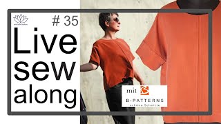 Livesewalong | Blusentop Fleur mit Ingrid von B-Patterns und Anna von einfach nähen