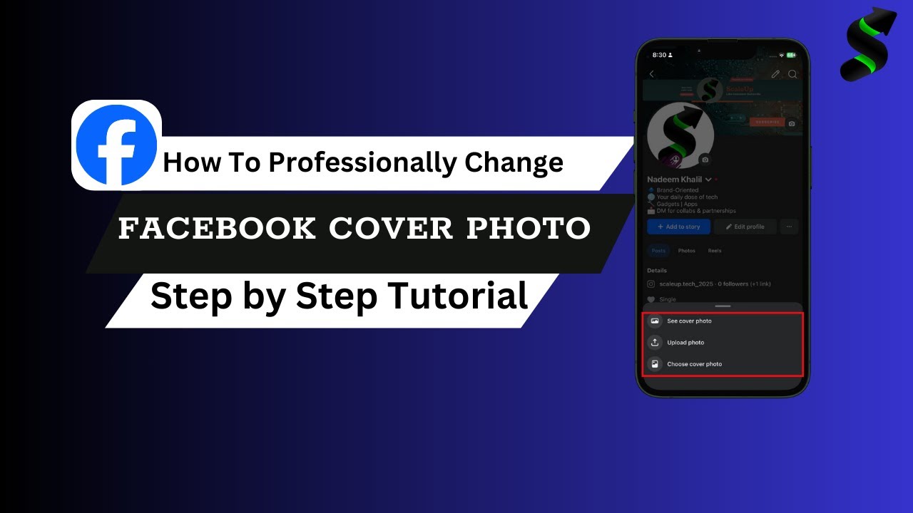 Как сменить обложку профиля в Facebook (легко и быстро!)