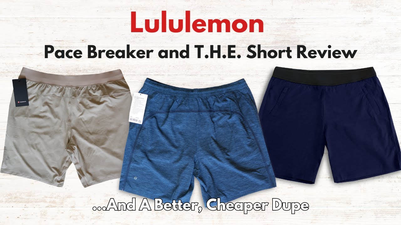 Perfect Men's Workout Shorts? Reviewing Lululemon Pace Breaker