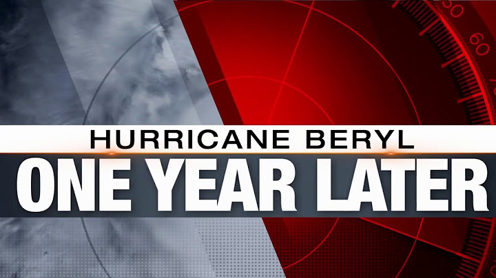One Year After Hurricane Beryl: Houston Remembers The Impact