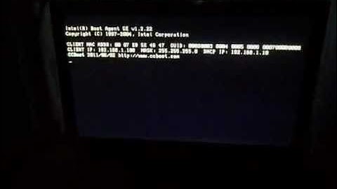 CCboot v2.1 - Emaxx Mobo with Intel Pro 1000MT LAN Card