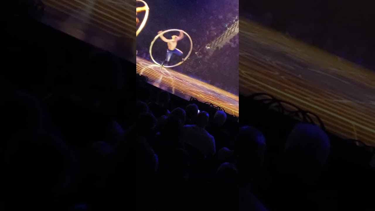 CIRQUE DU SOLEIL - CORTEO. "Cyr Wheel" Act. Sat Jun 10th, 2023. Agganis Arena, Boston. (By Sam G.)