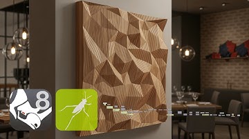 Parametric Design Tutorial Triangulated Contour Wall Design Using Grasshopper for Rhino 8 3D