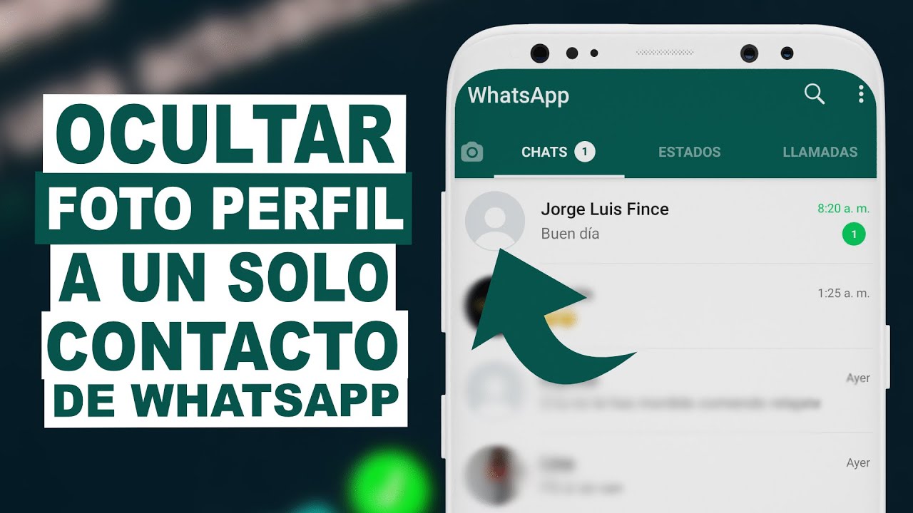 Truco para OCULTAR LA FOTO DE PERFIL a un solo CONTACTO de WhatsApp
