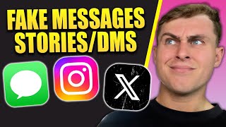 How To Generate Fake Text Messages, Instagram Stories & Dms, Twitterx Tweets With Ifake