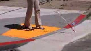 Detectable warning leader