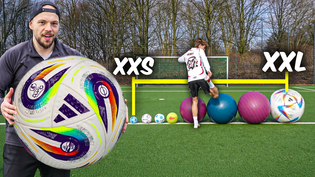BEI JEDEM TRAUMTOR WIRD DER BALL GRÖßER! *Mini Ball - XXL Fußball*