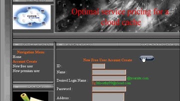 Optimal Service Pricing for a Cloud Cache