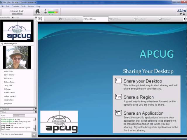 iLinc Demo for APCUG
