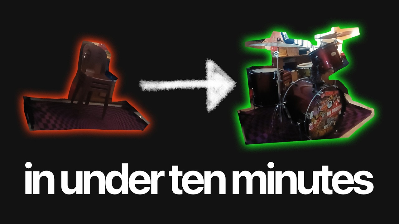 how a pianist sets up the drums