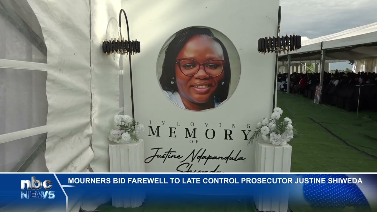 Hundreds attend funeral of Control Prosecutor Justine Shiweda in Oshana - nbc