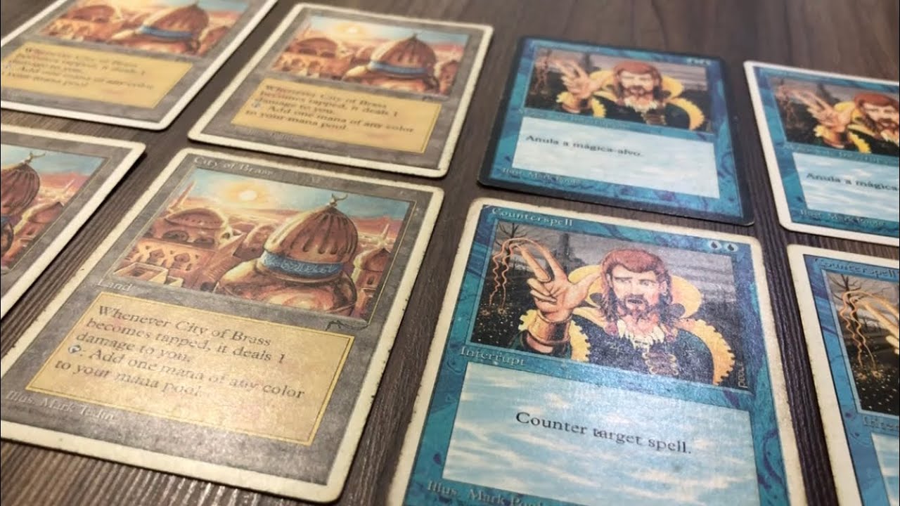 THE DECK is READY! City of Brass and unusual FBB Counterspell! Magic