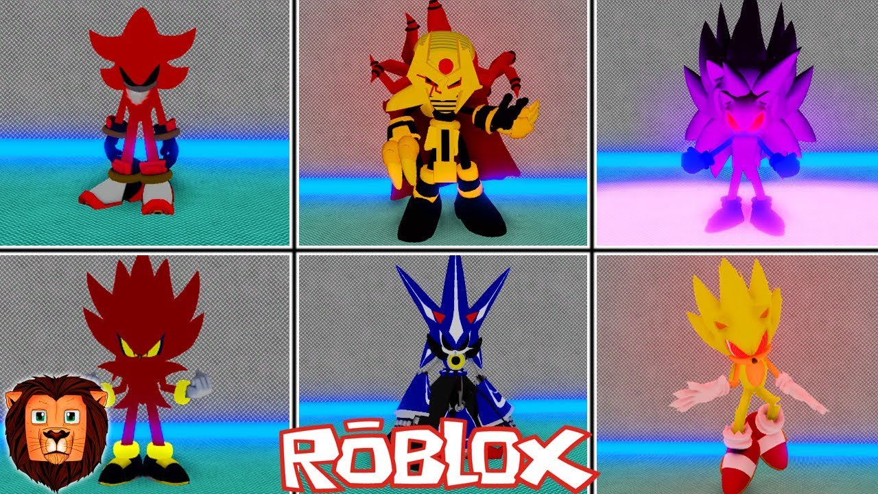 Todos Los Personajes Ocultos De Sonic Exe En Roblox Sonic Exe En - soy un personaje de sonic en roblox sonic en roblox leon