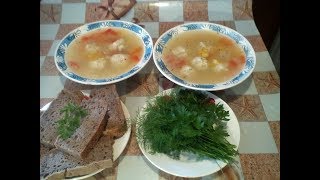 Суп с фрикадельками. Простой рецепт. #суфикс Суп с фрикадельками. Простой рецепт. #суфикс