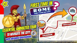 Ultimate ROME 🇮🇹 Tour: Best Attractions with Mapped Guide🗺️!