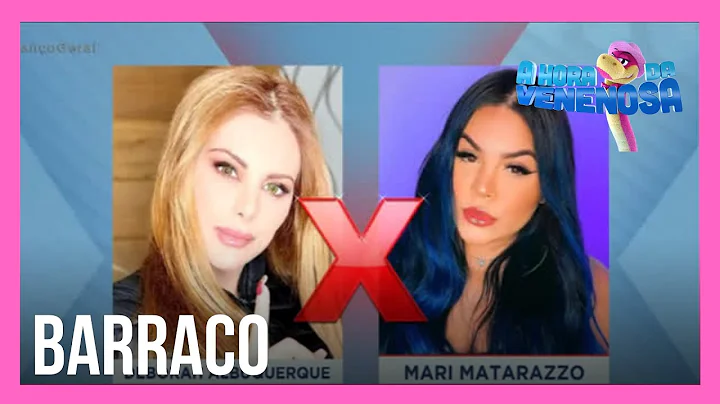 Durante podcast, Deborah Albuquerque e Mari Matara...