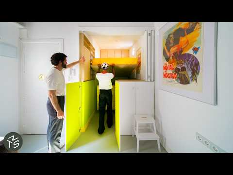 Clever Attic Apartment Packed With Space-Saving Ideas, Madrid 32sqm/344sqft