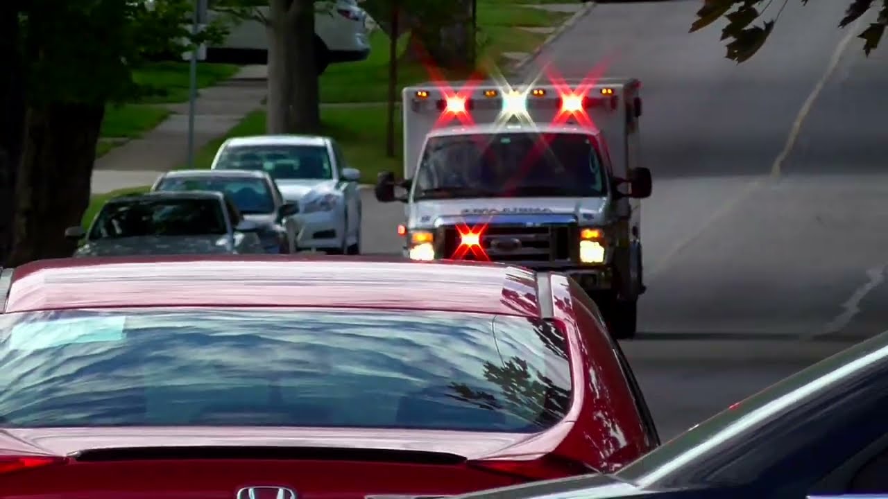 Whelen Howler Siren! Low Frequency Rumbler In Code 3 Ambulance Action & Fire Department.