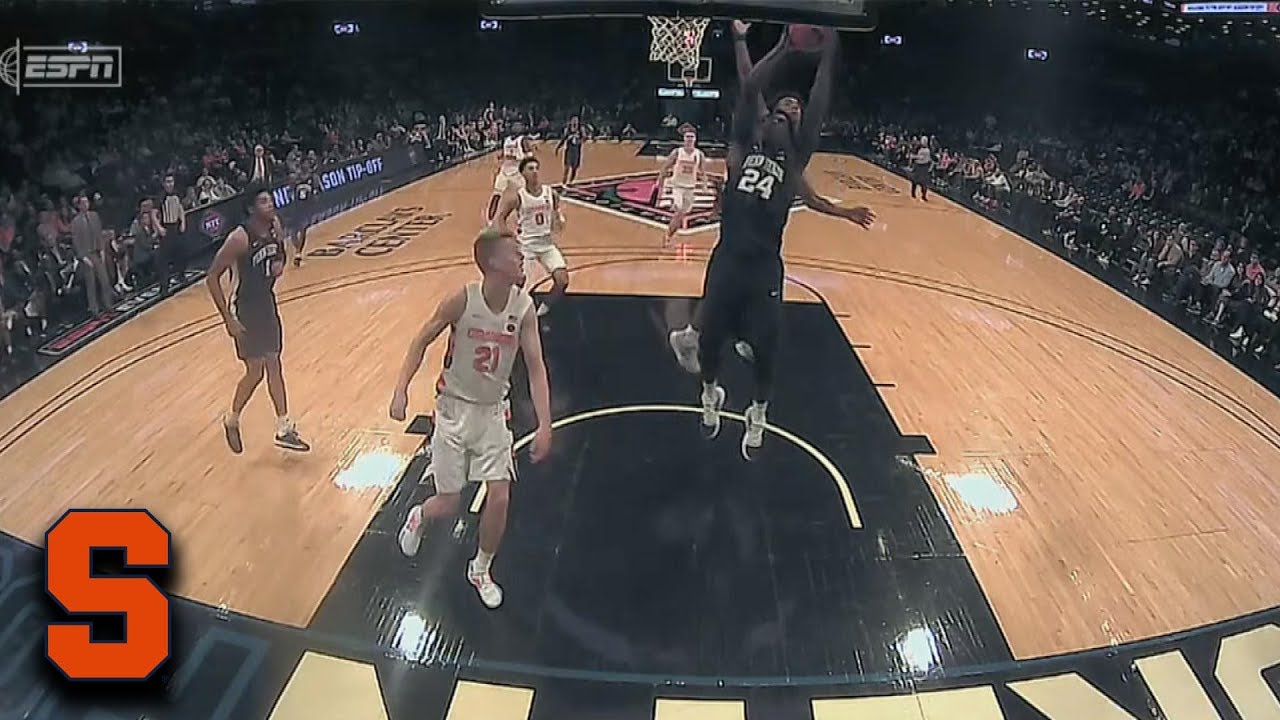 Syracuse's Elijah Hughes Swats It For the Big Block