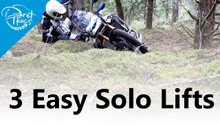 3 easy ways to pick up your motorcycle