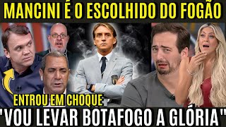 CONTRATO FECHADO! MANCINI NOVO TÉCNICO DO BOTAFOGO! 'VOU TRAZER A GLÓRIA DE NOVO' MÍDIA EM CHOQUE
