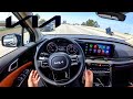 The New 2022 KIA Carnival SX Minivan POV Test Drive