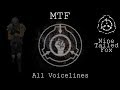 MTF Nine-Tailed Fox | All Voicelines with Sutbtitles | SCP - Containment Breach (v1.3.11)