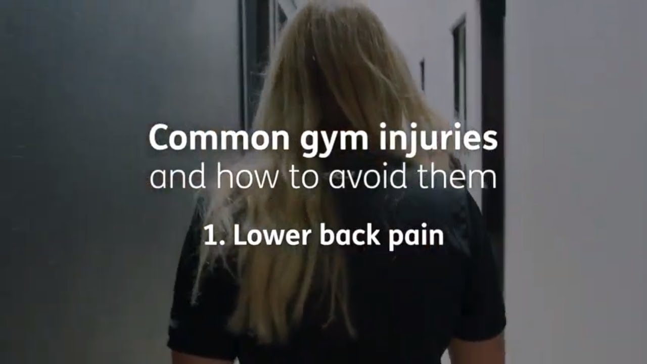 How to avoid lower back pain in the gym - YouTube
