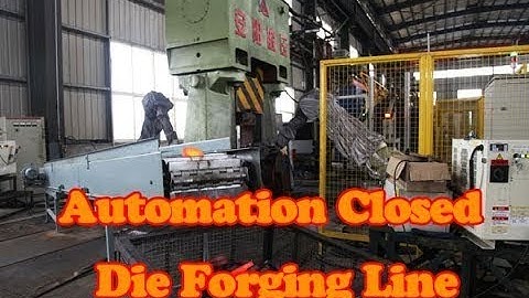 impression die forging hammer automatic forging line