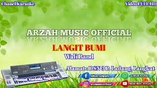 LANGIT BUMI - WALI [KARAOKE] SX KN7000 ARZAH MUSIC OFFICIAL