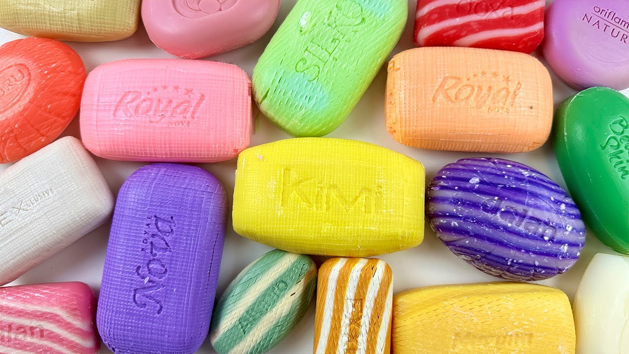 ASMR Carving soap cubes. Cutting dry soap | ASMR Soap.