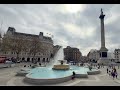 Sights and Sounds of Central London, UK, 27 March 2025, 4K video, no comment, no voiceover. Лондон.